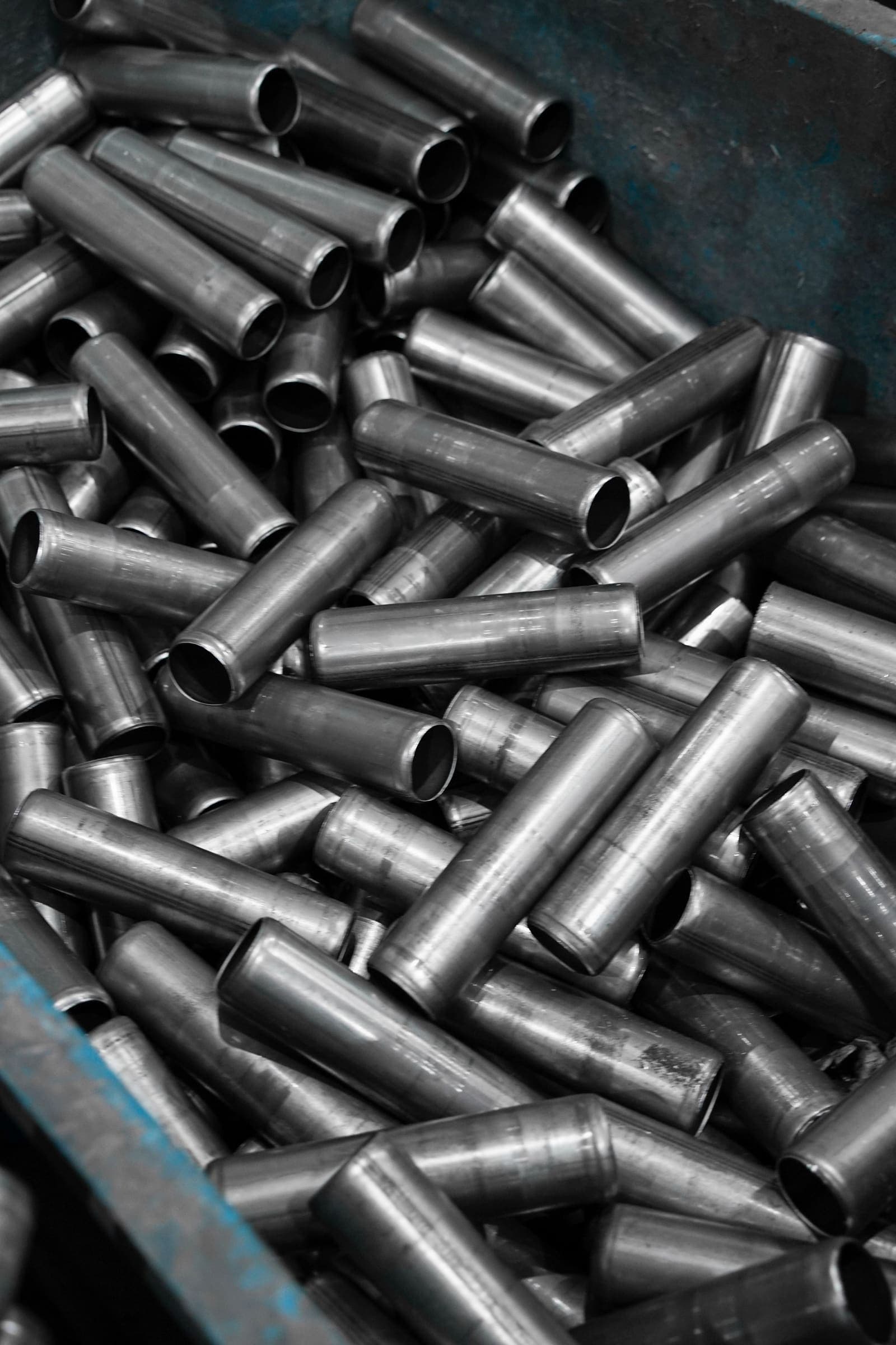 Stainless steel pipe offcuts
